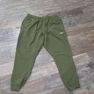 Nike Mens Olive Green Sweatpants